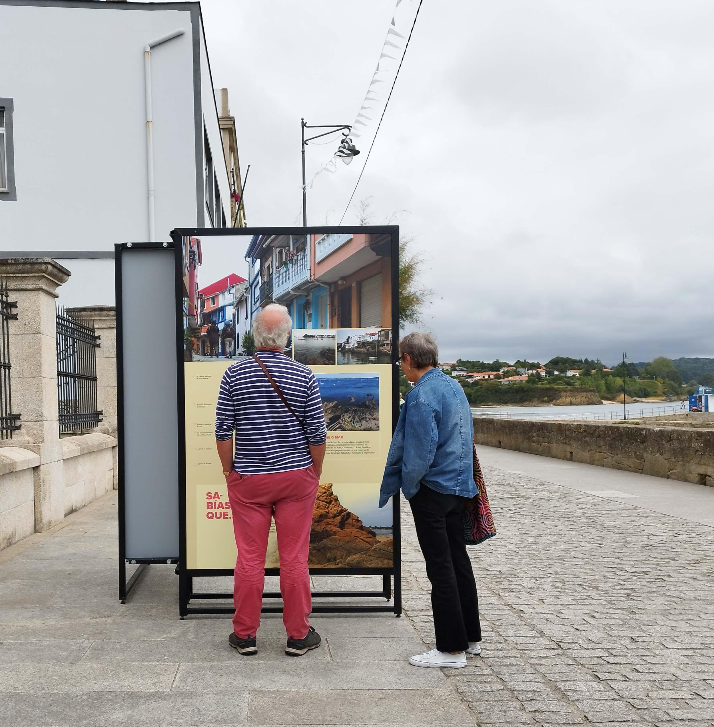 Exposición con paneles didácticos en Ares (fuente: Concello de Ares)