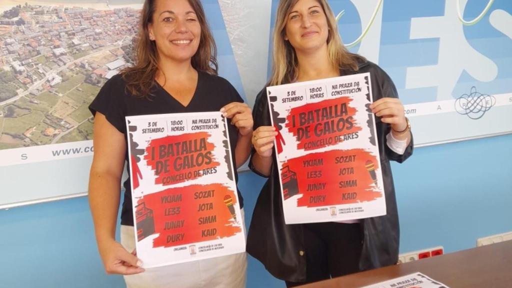 Rap, versos y rimas en la primera Batalla de gallos del Concello de Ares (A Coruña)