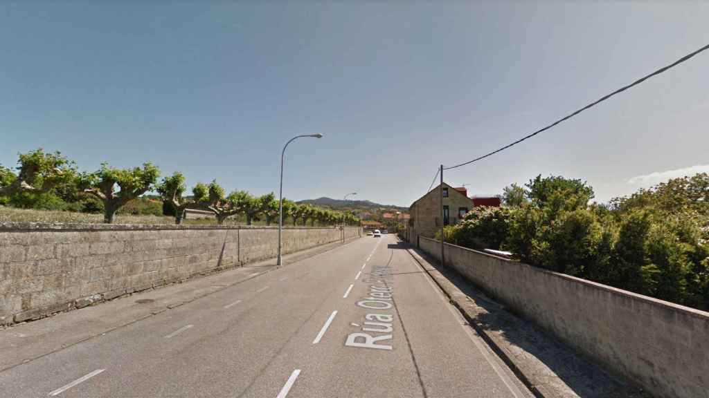 Calle Otero Pedrayo en Nigrán (Pontevedra).
