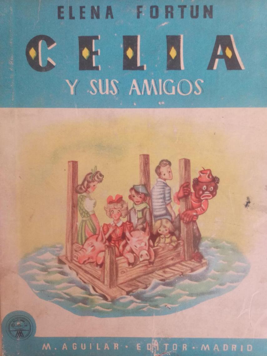Portada del libro 'Celia y sus amigos', de la escritora Elena Fortún.