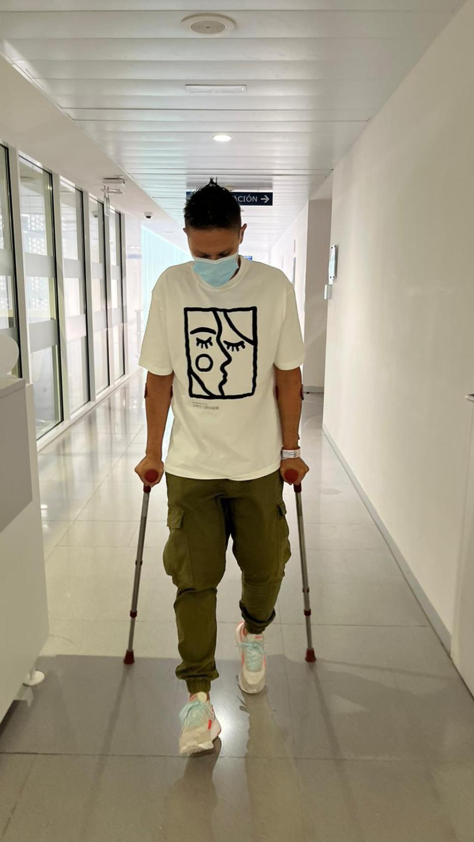 Alberto Lorenzo Colinas en el Hospital Clínico