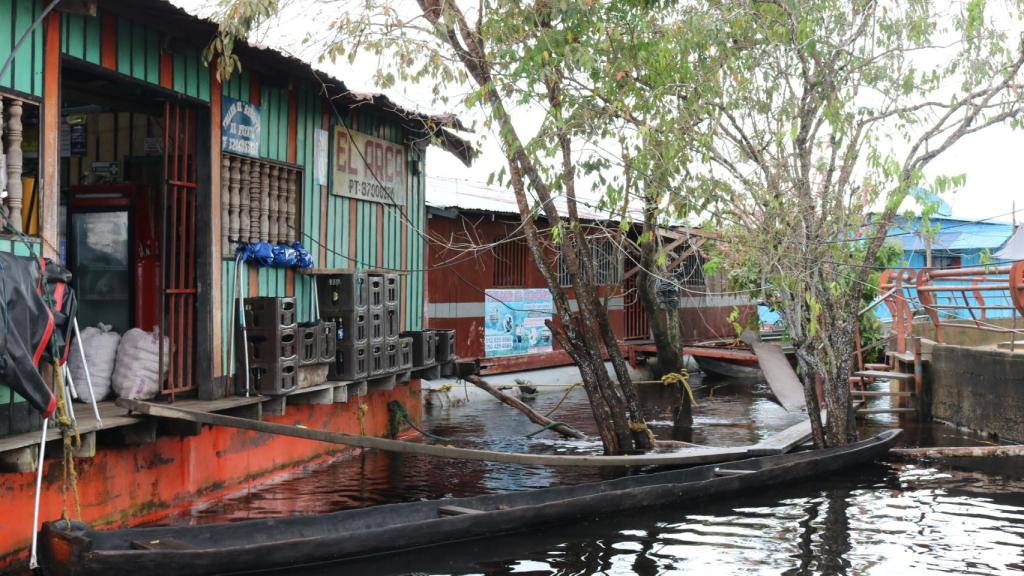 Casas flotantes de Guainía