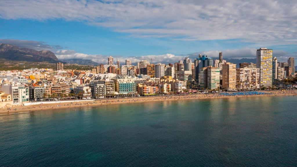 Vistas hoteles Benidorm.