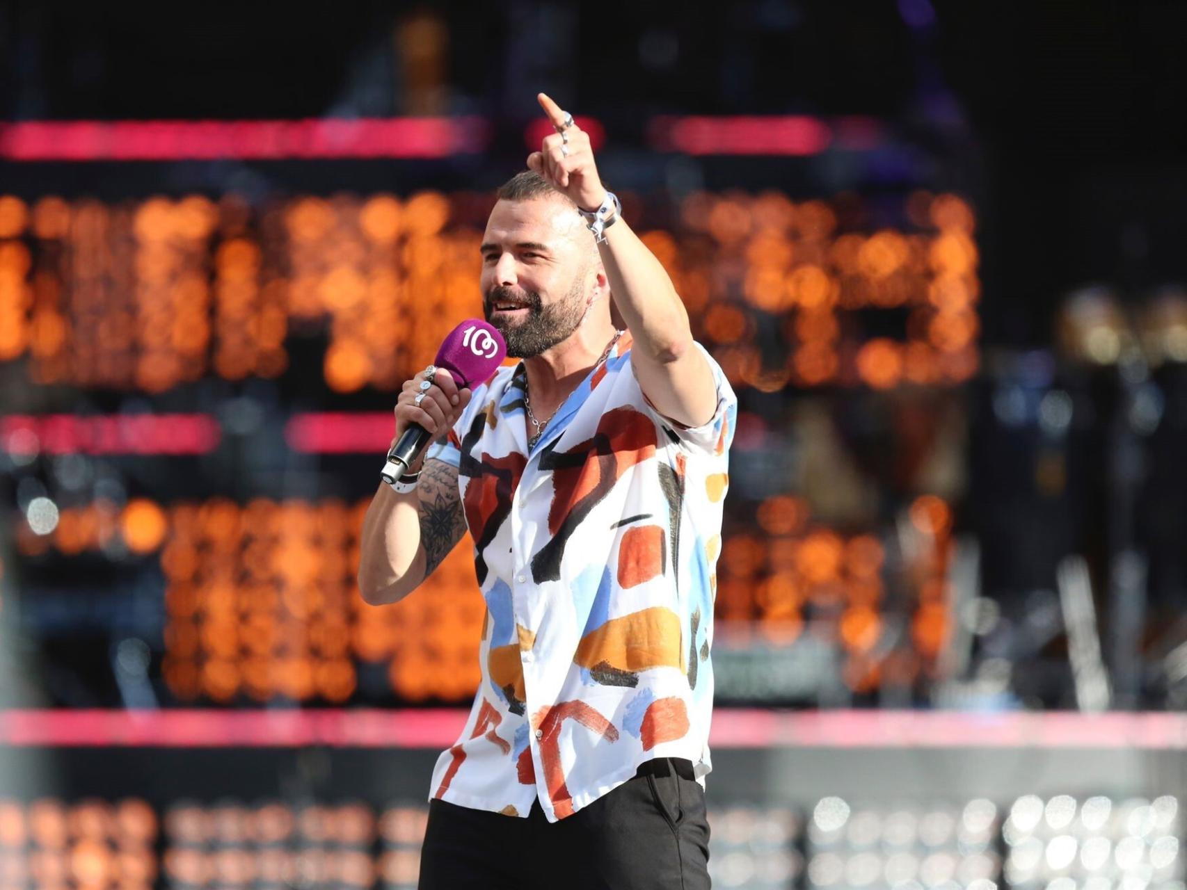 Jimeno en un evento de Cadena 100