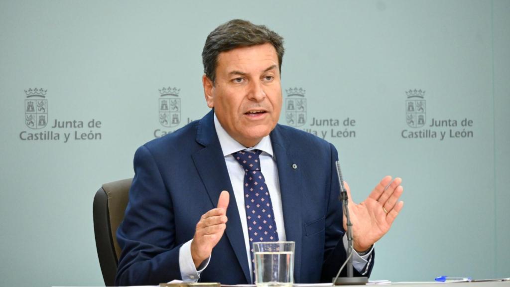 El consejero portavoz Carlos Fernández Carriedo