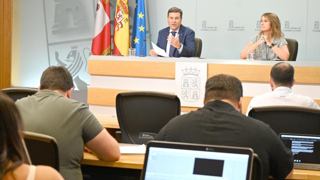 Carriedo durante la rueda de prensa posterior al Consejo de Gobierno