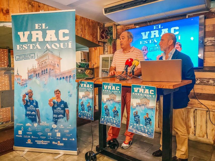 Presentación de la campaña de socios del VRAC Quesos Entrepinares para la temporada 22/23, este jueves.