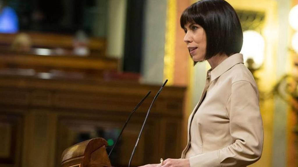 La ministra Diana Morant, durante una comparecencia en el Congreso.