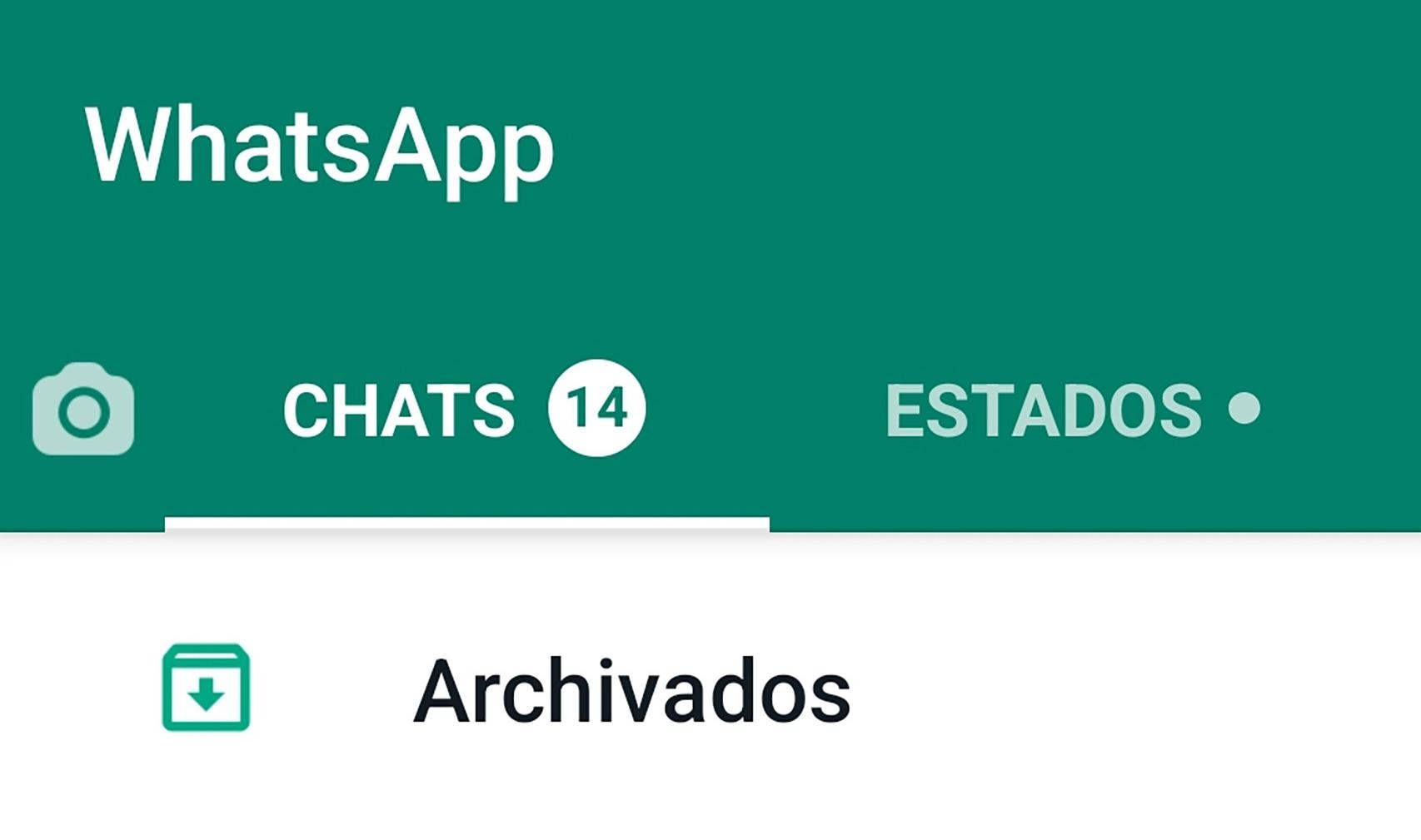 El modo por defecto de archivado de chats en WhatsApp