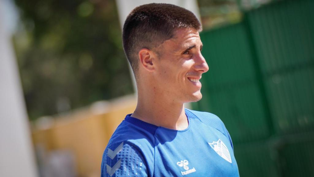 Unai Bustinza, jugador del Málaga CF