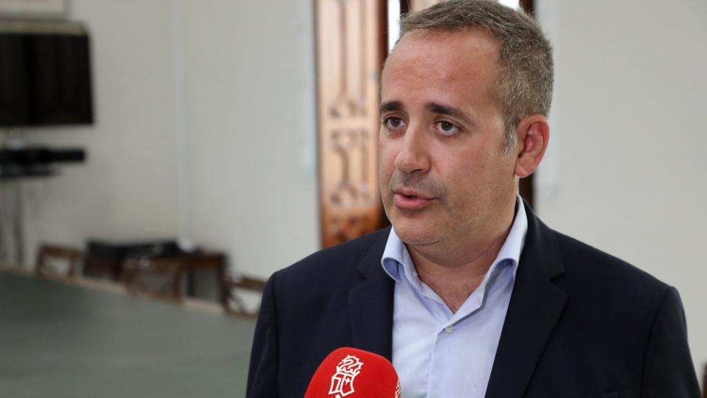 El director general de Relaciones con las Comunidades Autónomas y Representación Institucional, Jorge Alarte, eeste viernes.