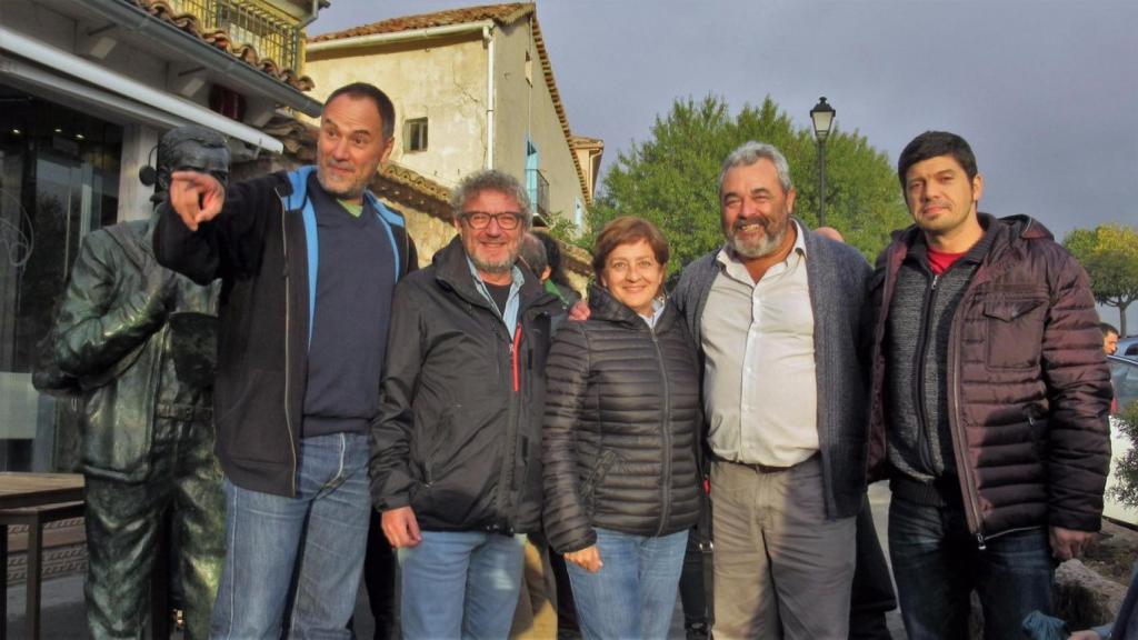 Paz Herrera, junto a Los Lobos.