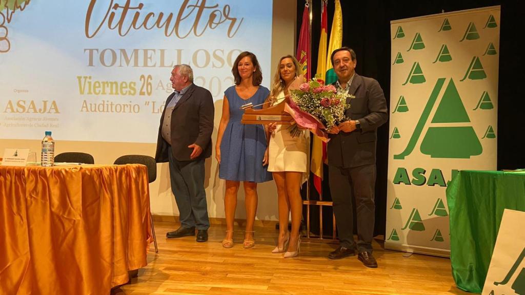 Pedro Barato en el Día del Viticultor de Tomelloso. Foto: Asaja Ciudad Real.
