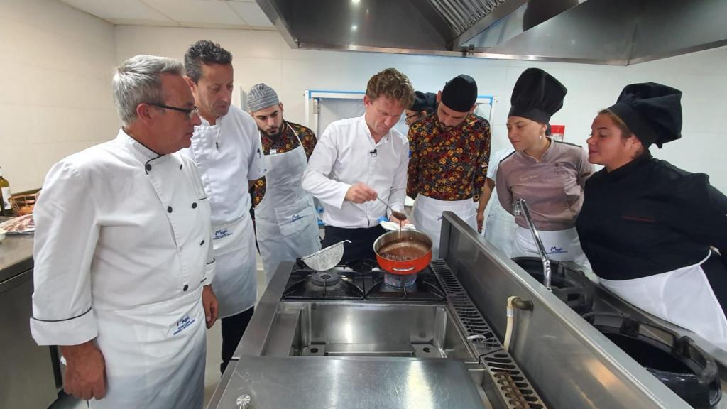 Un instante de la primera formación  en Magic Natura Resort.