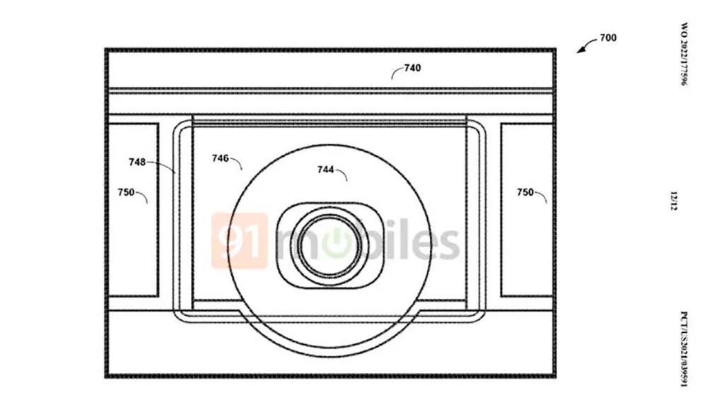 La cámara para selfies