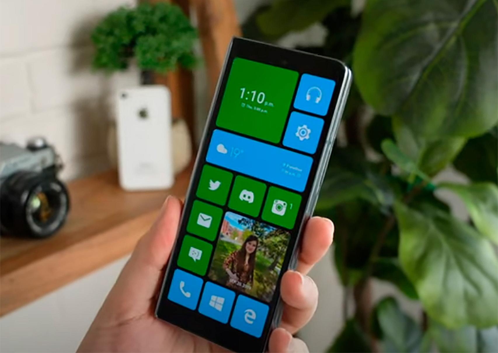 Un Z Fold 4 como un móvil WIndows Phone