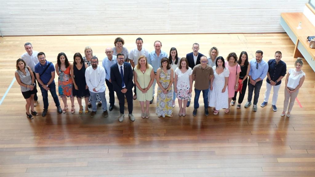 La consejera de Educación en el acto de adjudicación de plazas a inspectores en prácticas.