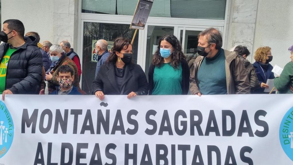 Concentración contra eólicos.