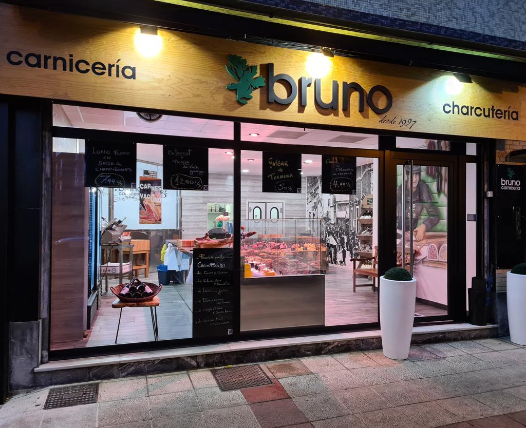 El local Bruno Carnicería en Narón. Imagen: cedida