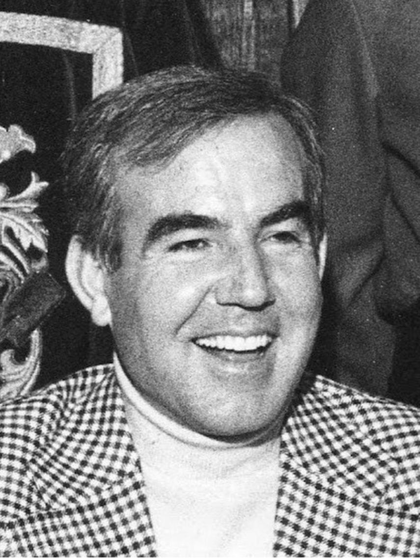 Tomás Muñoz, y su sonrisa de disquero mayor.