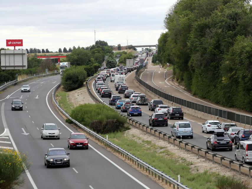 Imagen de la A-62 a su paso por Valladolid.