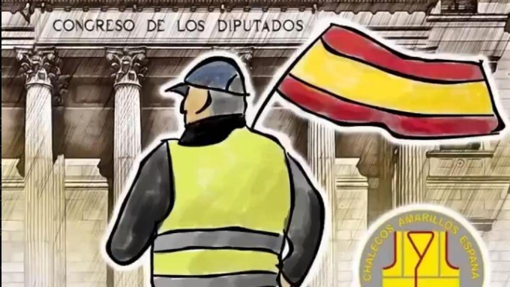 Uno de los carteles con los que se promociona la manifestación del 10 de septiembre.