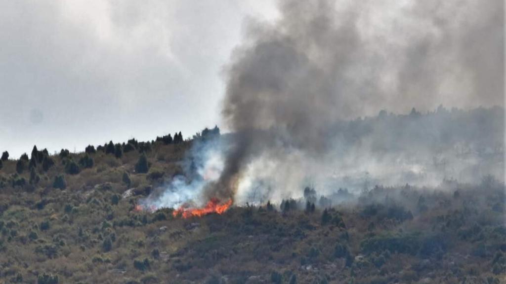 Imagen del 20 de agosto del fuego en Bejís (Castellón).