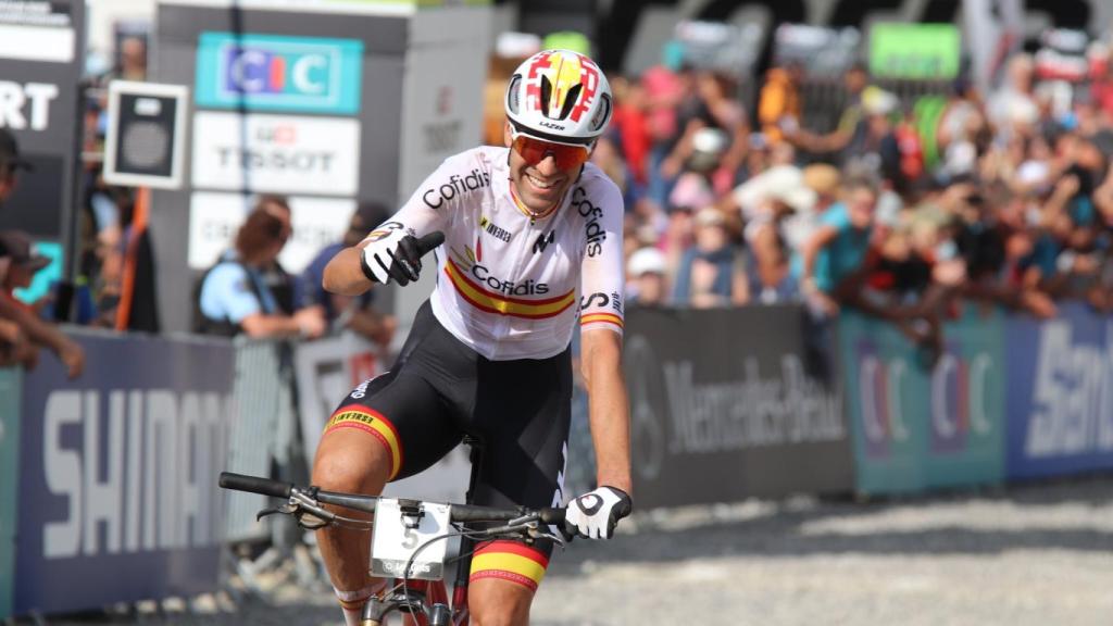 David Valeroen el Mundial de mountain bike XCO de Les Gets 2022