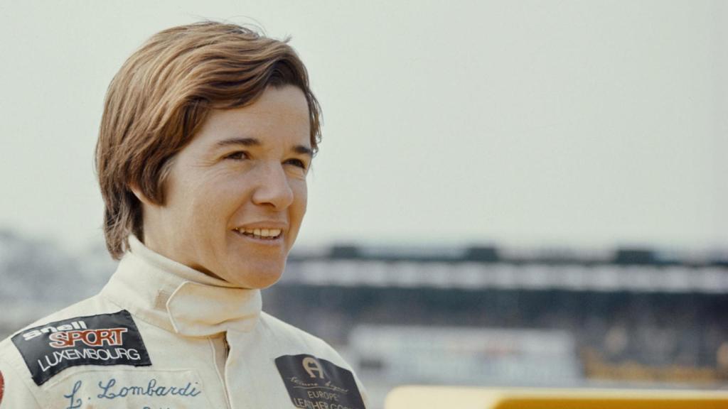 La piloto italiana Lella Lombardi, primera mujer en puntuar en una carrera de F1