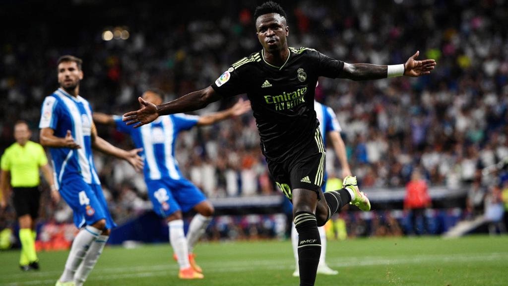 Vinicius, imparable ante el RCD Espanyol