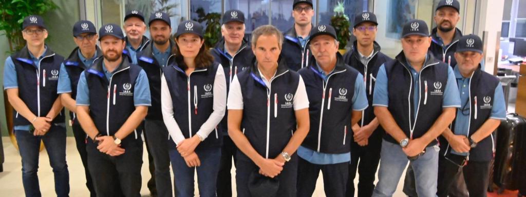 La misión de la OIEA.