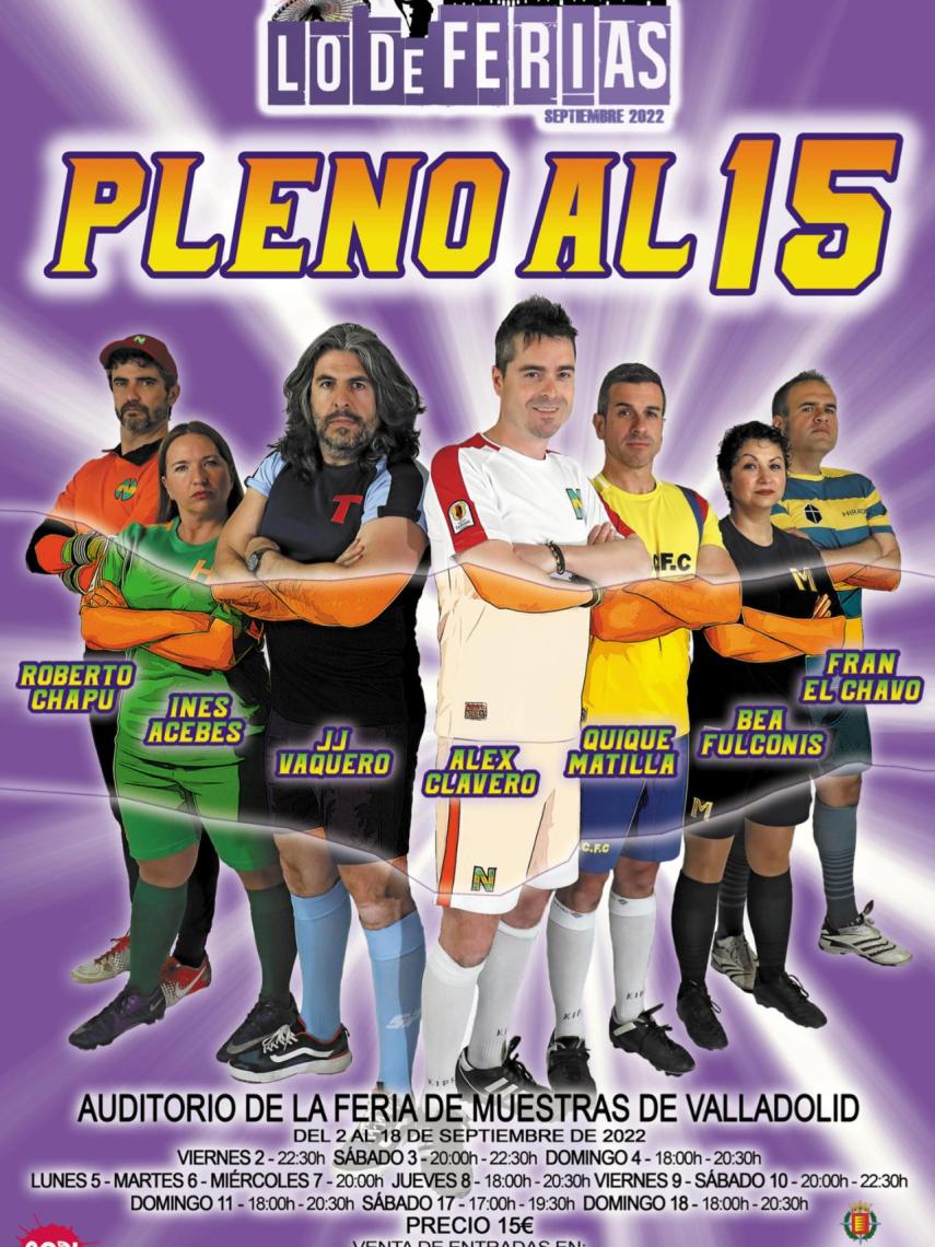 Cartel pleno al 15