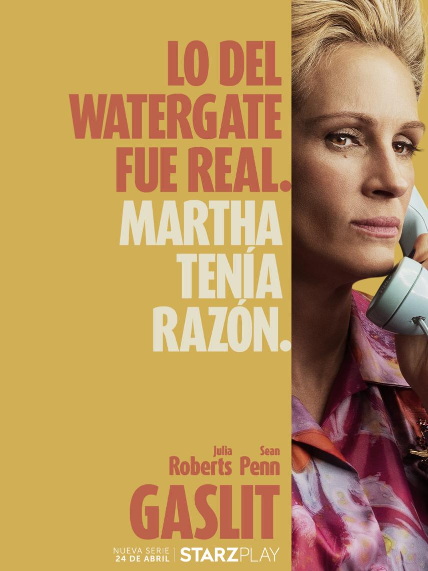 Cartel de la serie 'Gaslit' de Starz.