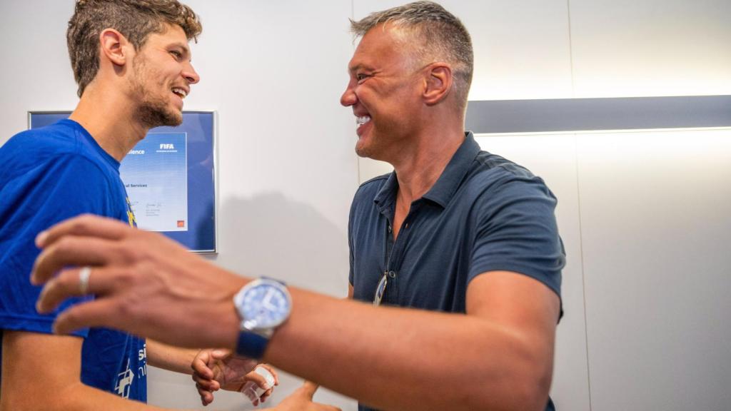 Saras Jasikevicius en el primer día de la nueva temporada.