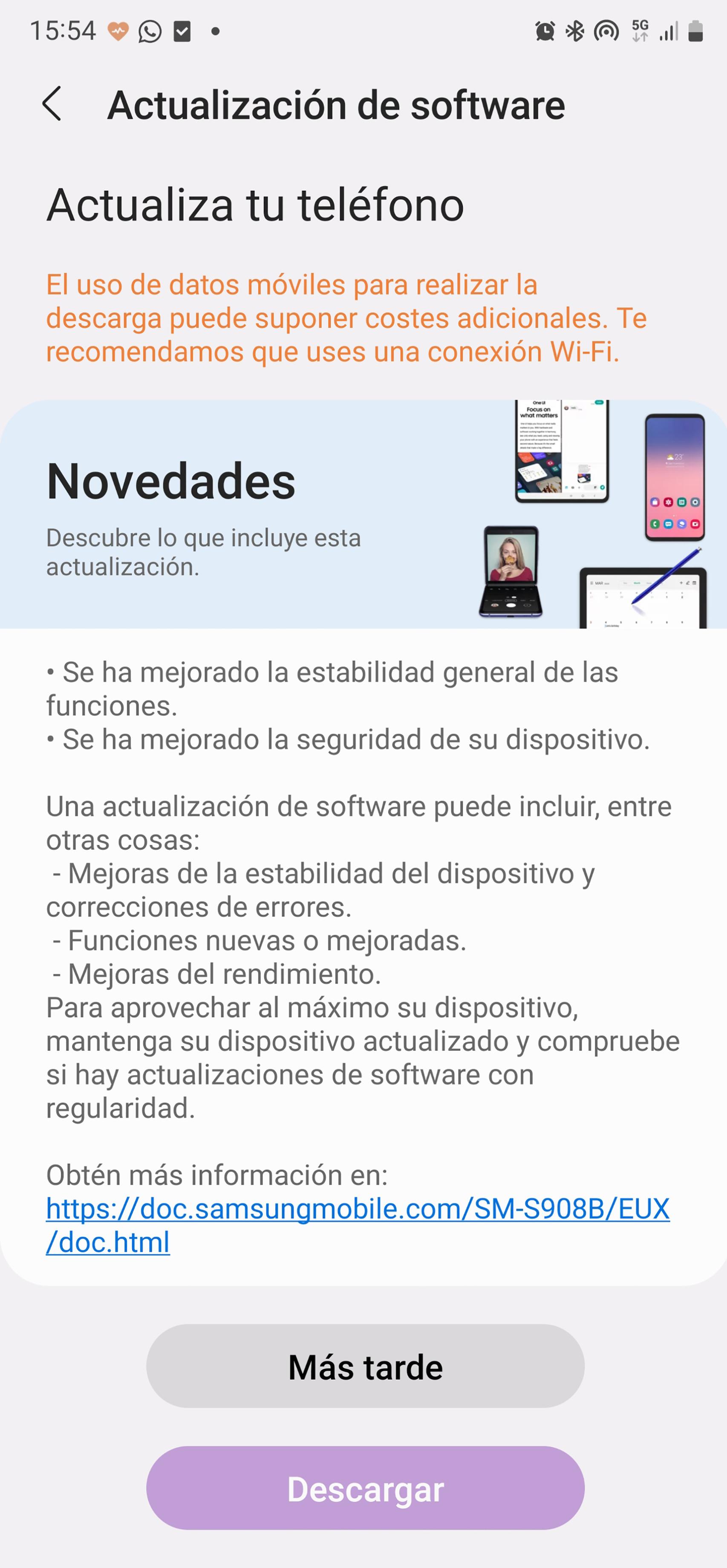 El S90xBXXU2AVH9 que se recibe ya en España