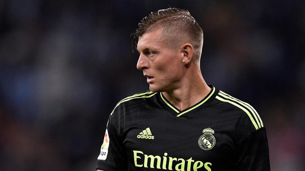 Toni Kroos durante el partido contra el Espanyol