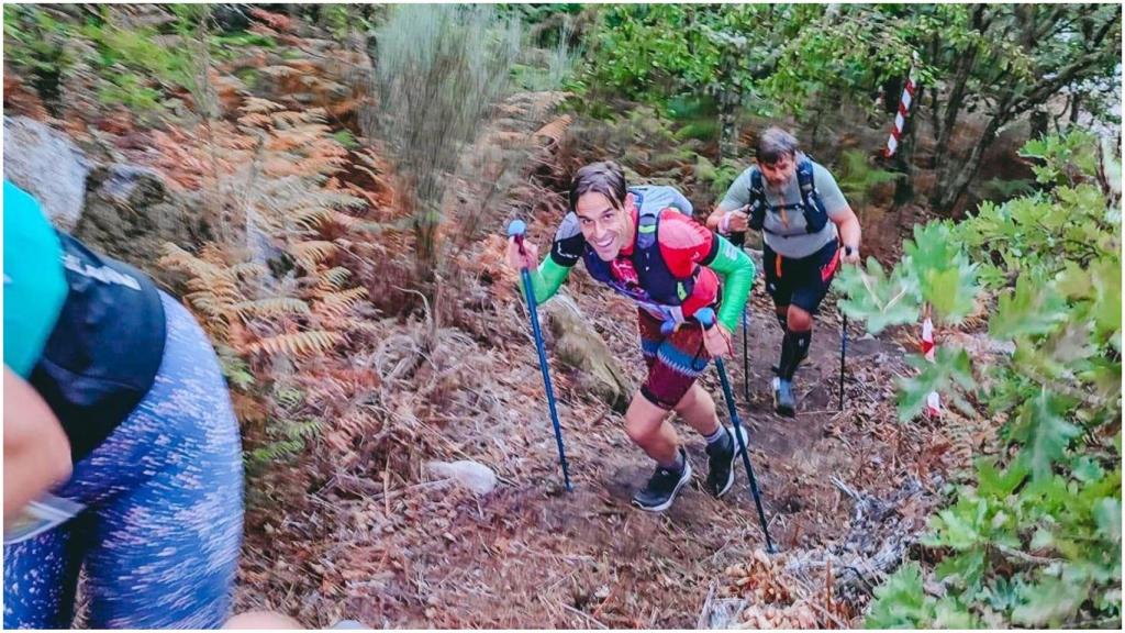 Pablo Pindo durante un entrenamiento.