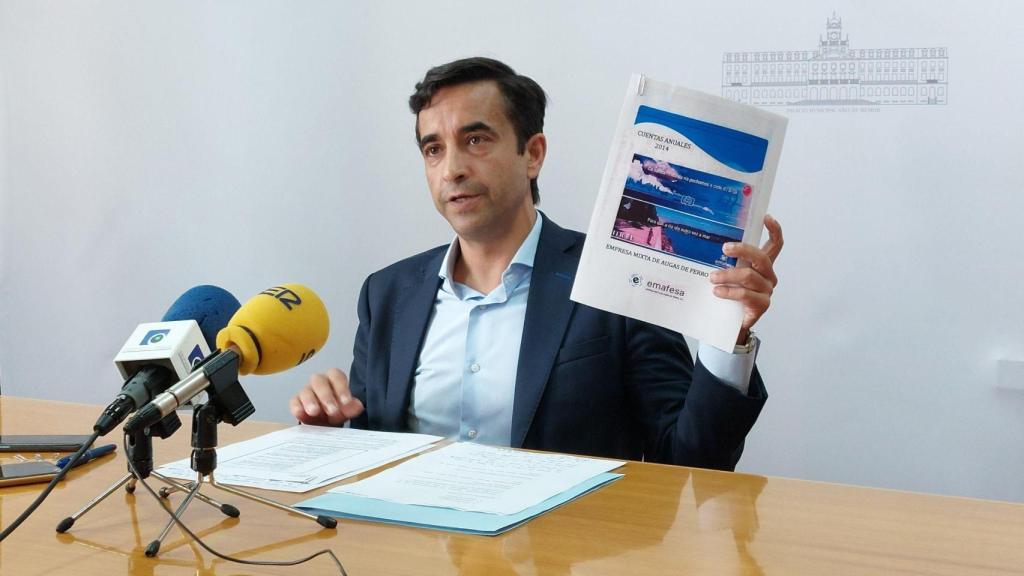 Rey Varela durante su comparecencia esta mañana