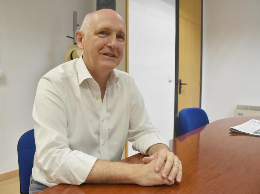 Alberto Palomino durante la entrevista con EL ESPAÑOL