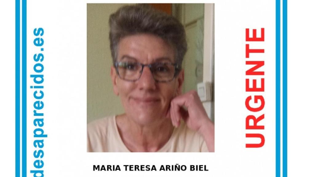 Cartel de la mujer desaparecida