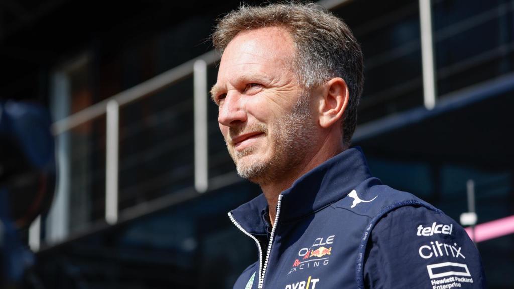 Christian Horner en el paddock del Gran Premio de Bélgica