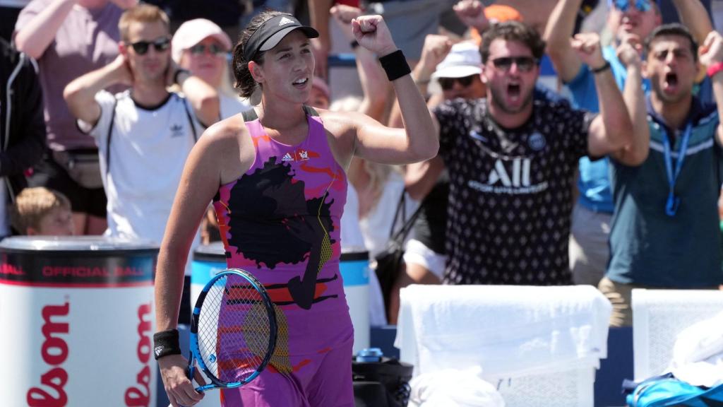 Garbiñe Muguruza, en el US Open 2022