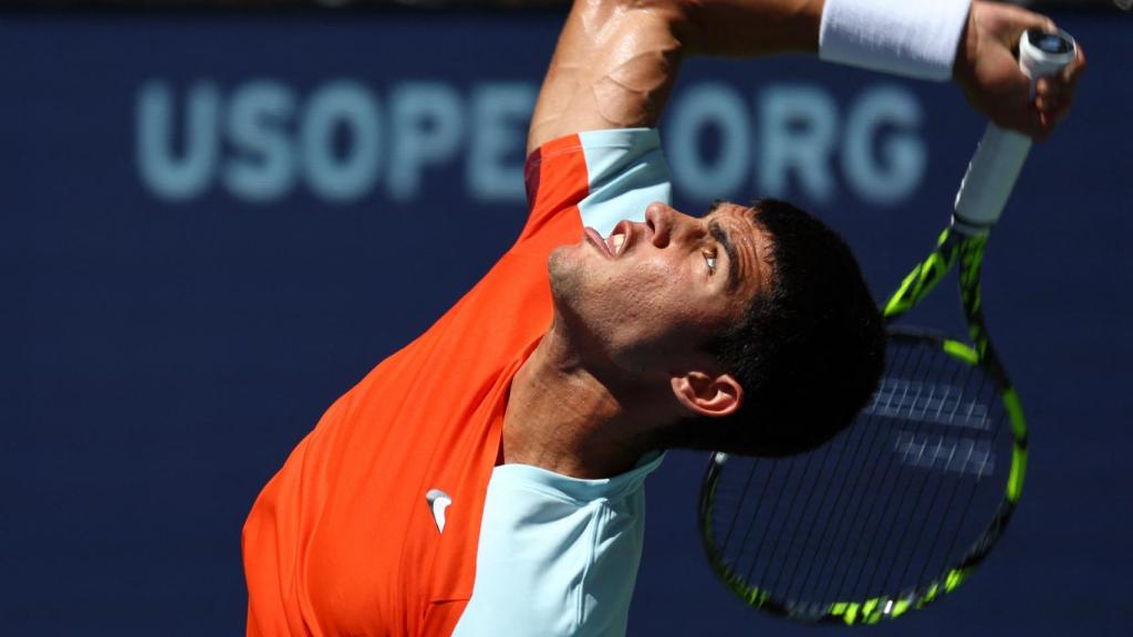 Carlos Alcaraz, en el US Open 2022
