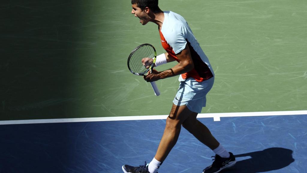 Carlos Alcaraz, en el US Open 2022