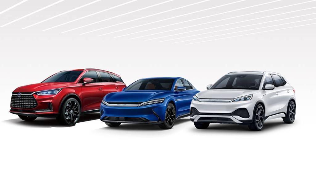 La gama BYD al completo.
