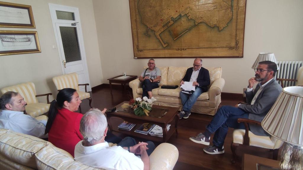 Reunión ayer de la junta de la Fundación Marqués de Amboage