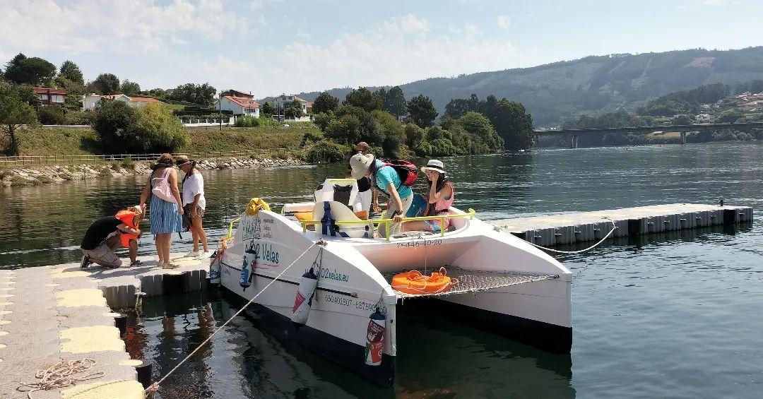 Rutas acuáticas del CIMM. Imagen: Concello de Cabanas