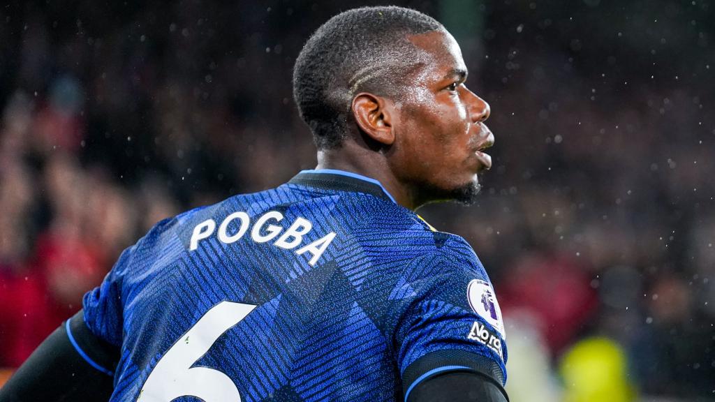 Paul Pogba, con el Manchester United