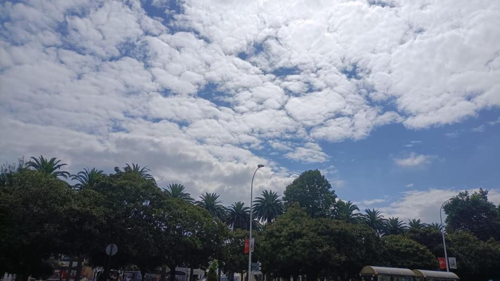 Imagen desde el Obelisco este mediodía.