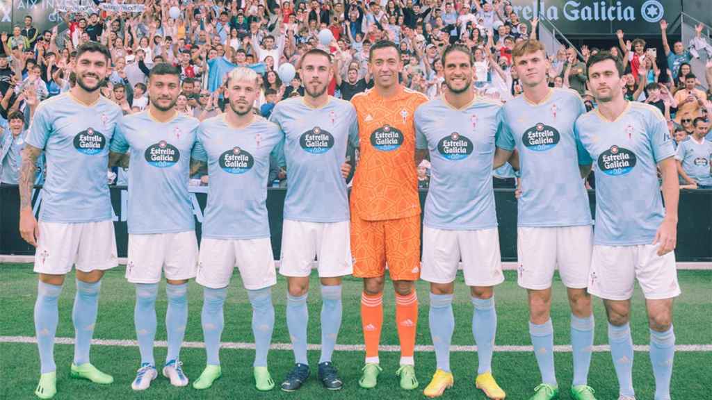 Presentación de los 8 fichajes del Celta esta temporada.
